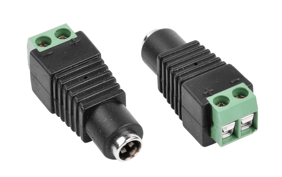 Gniazdo DC 2,1/5,5 z szybkozłączem