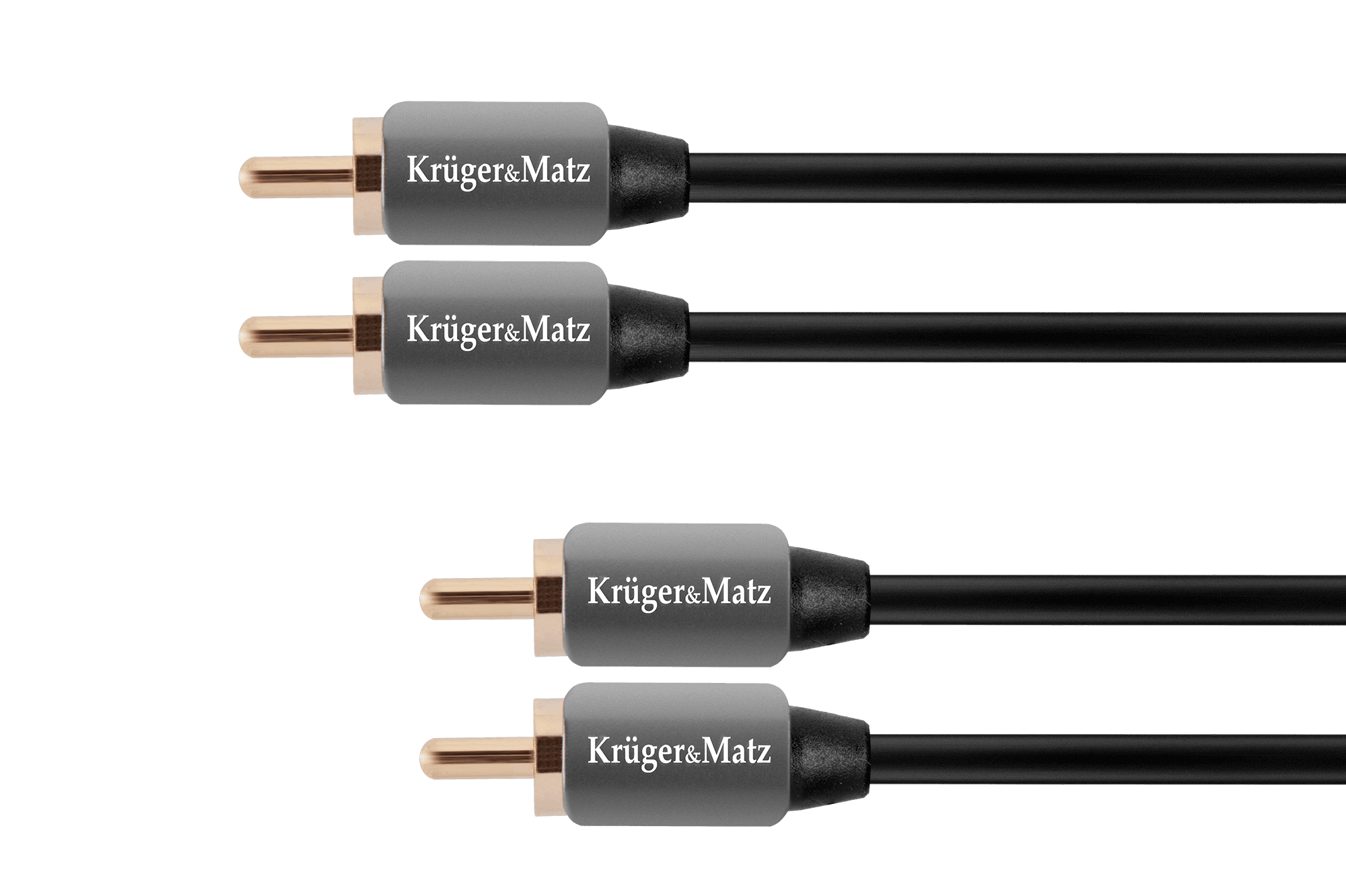 Kabel 2RCA-2RCA 0.5m Kruger&Matz