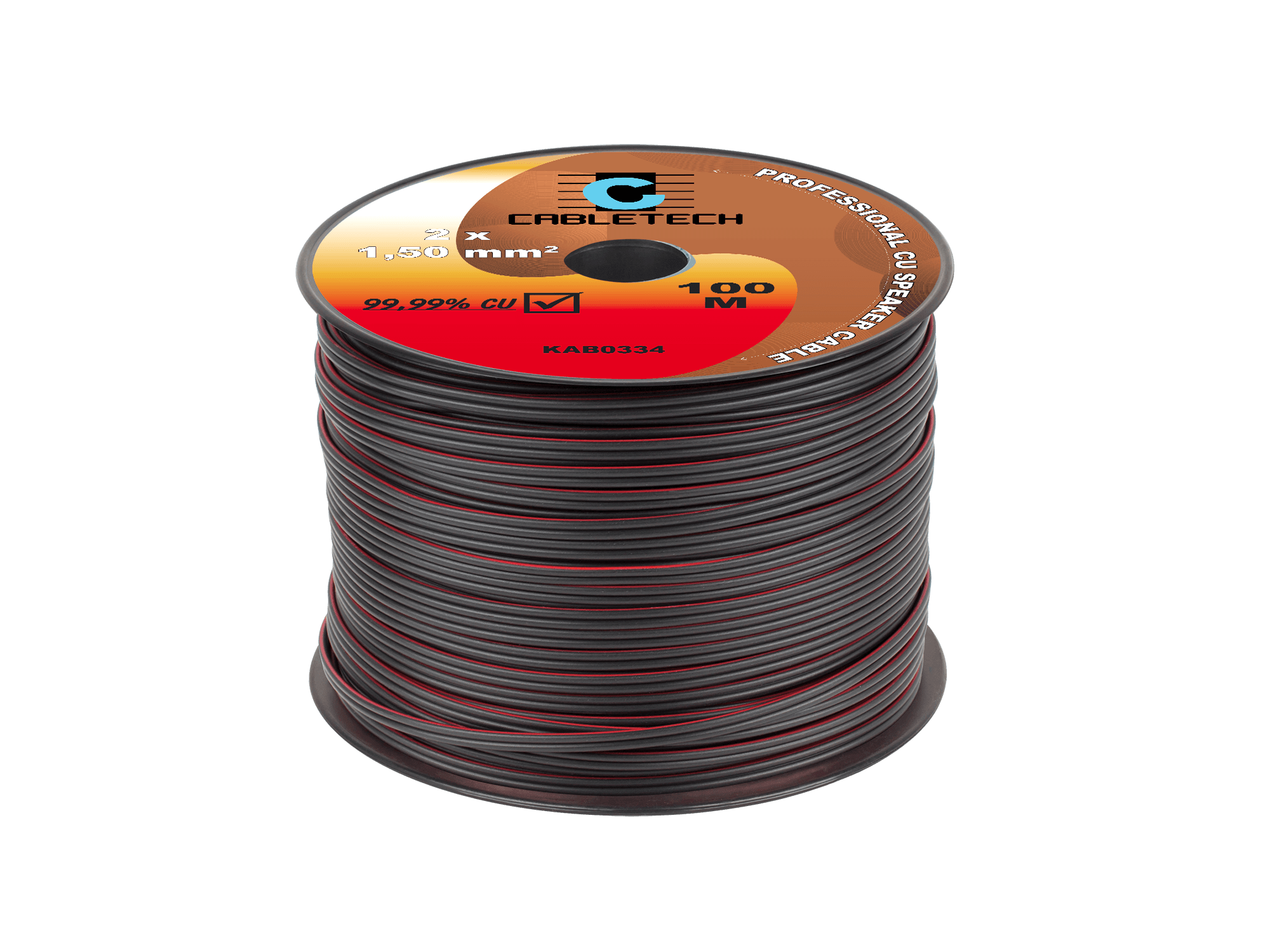 Kabel głośnikowy 1,5mm czarny
