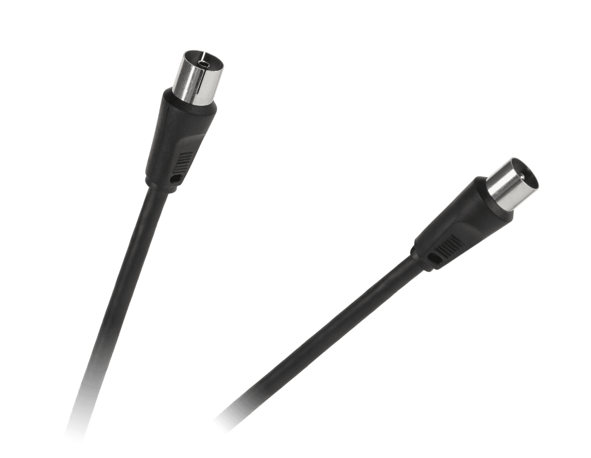 Kabel TV - VIDEO czarny 5,0m
