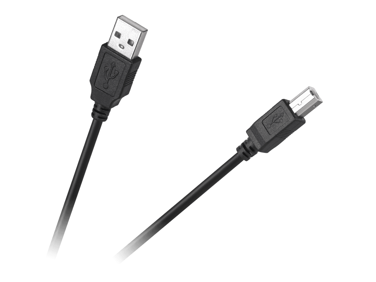 Kabel USB komputer-drukarka 1,8m czarny