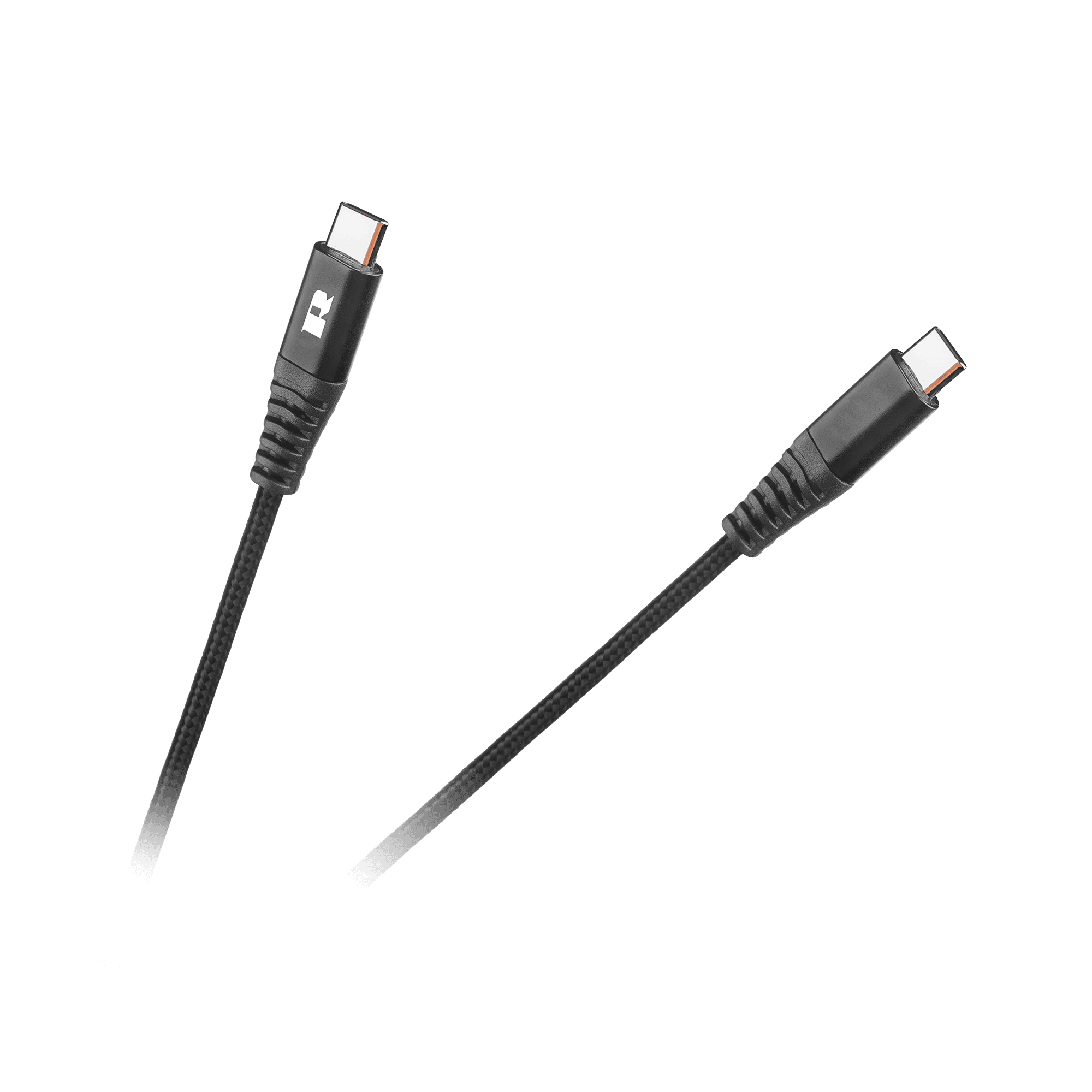 Kabel USB typu C - USB typu C REBEL 100 cm czarny