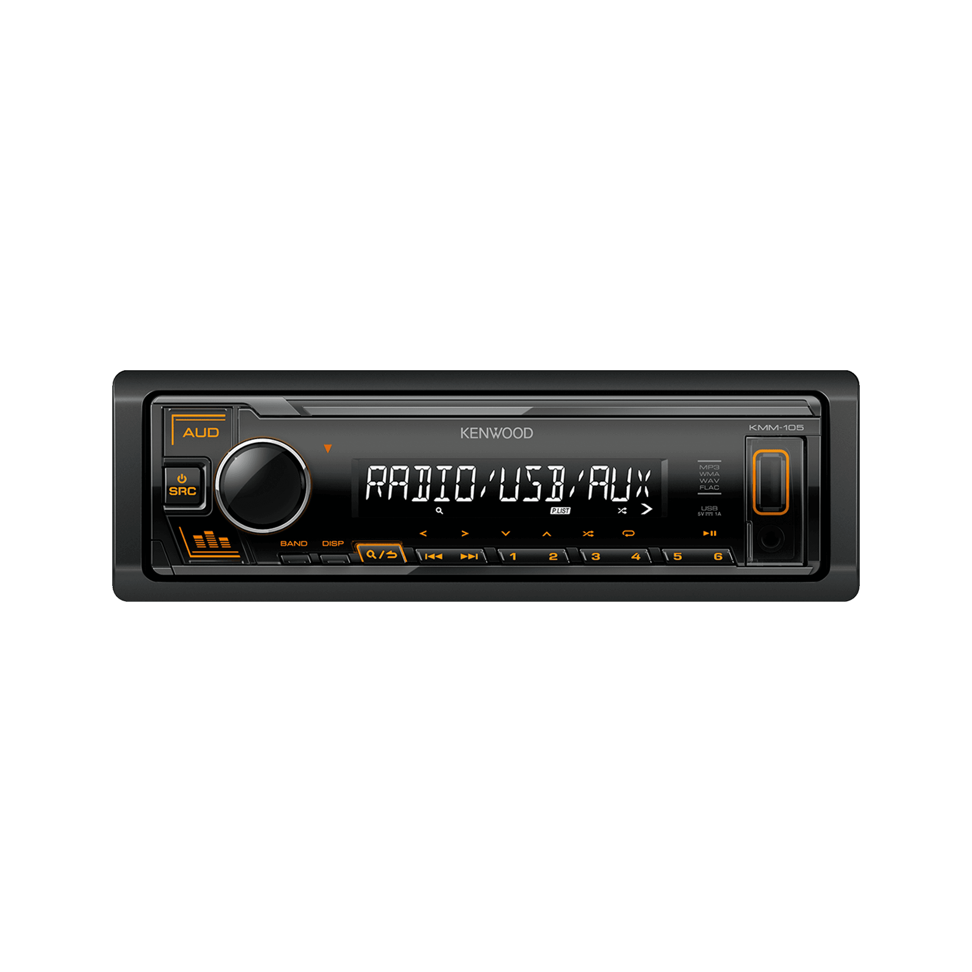 KENWOOD KMM- 105AY Automobilių radijo USB