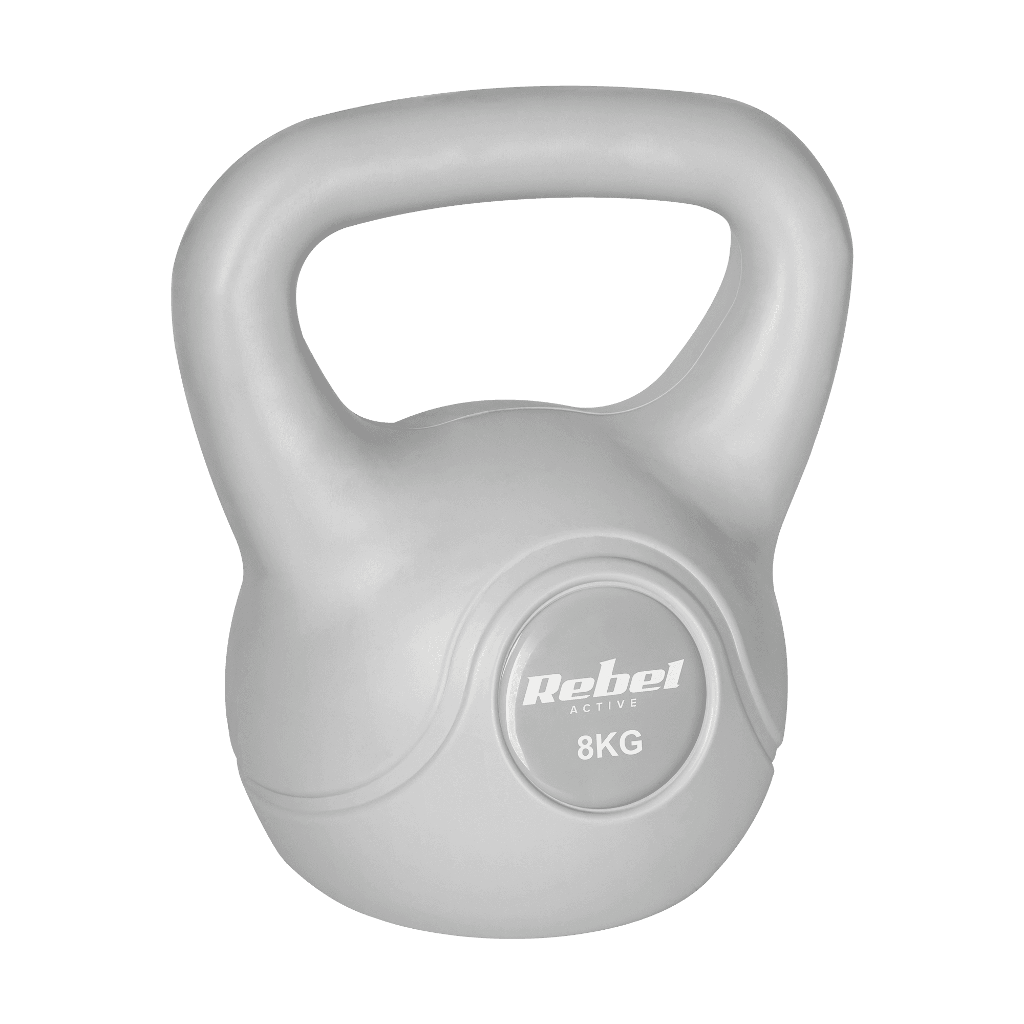 Bituminis Kettlebell QQ0Q kg pilkas REBEL ACTIVE