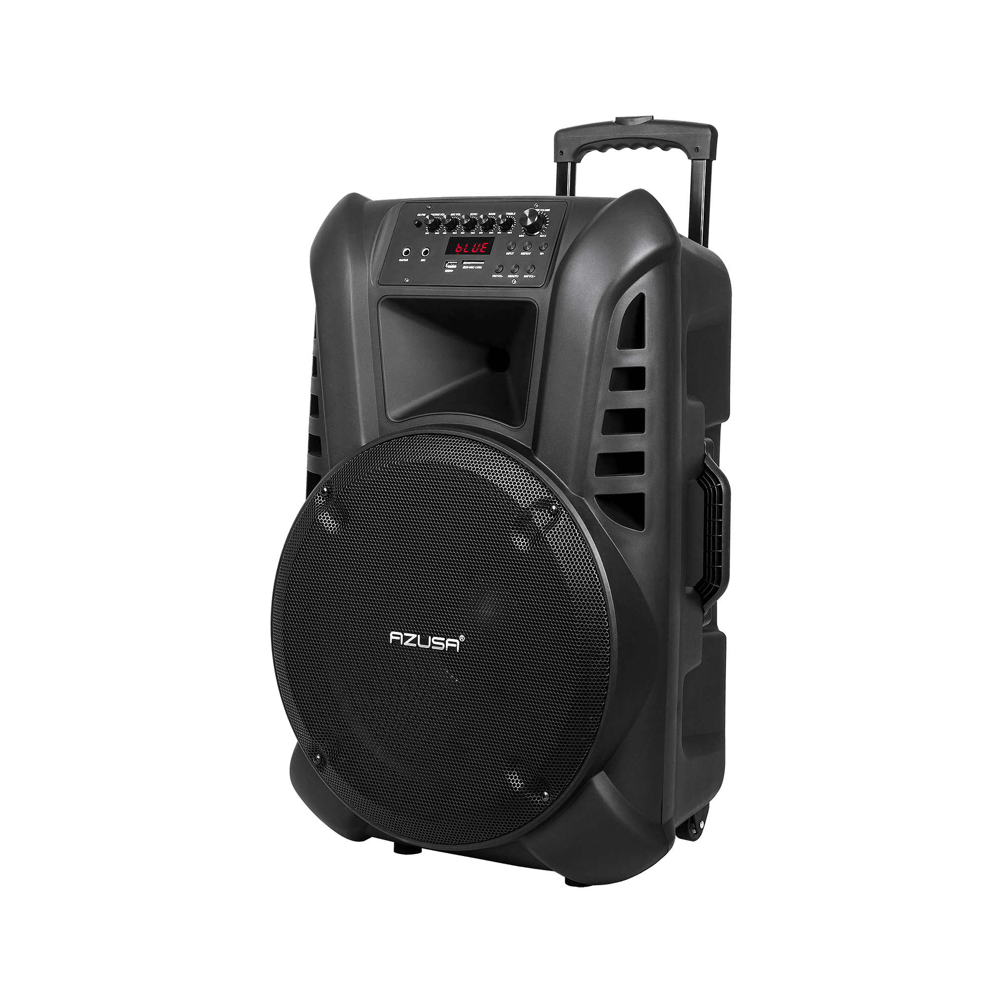 Aktyvi kolonėlė (su 2 belaidžiais mikrofonais, SD, BluetoOth, USB) 15 & quot; 120W