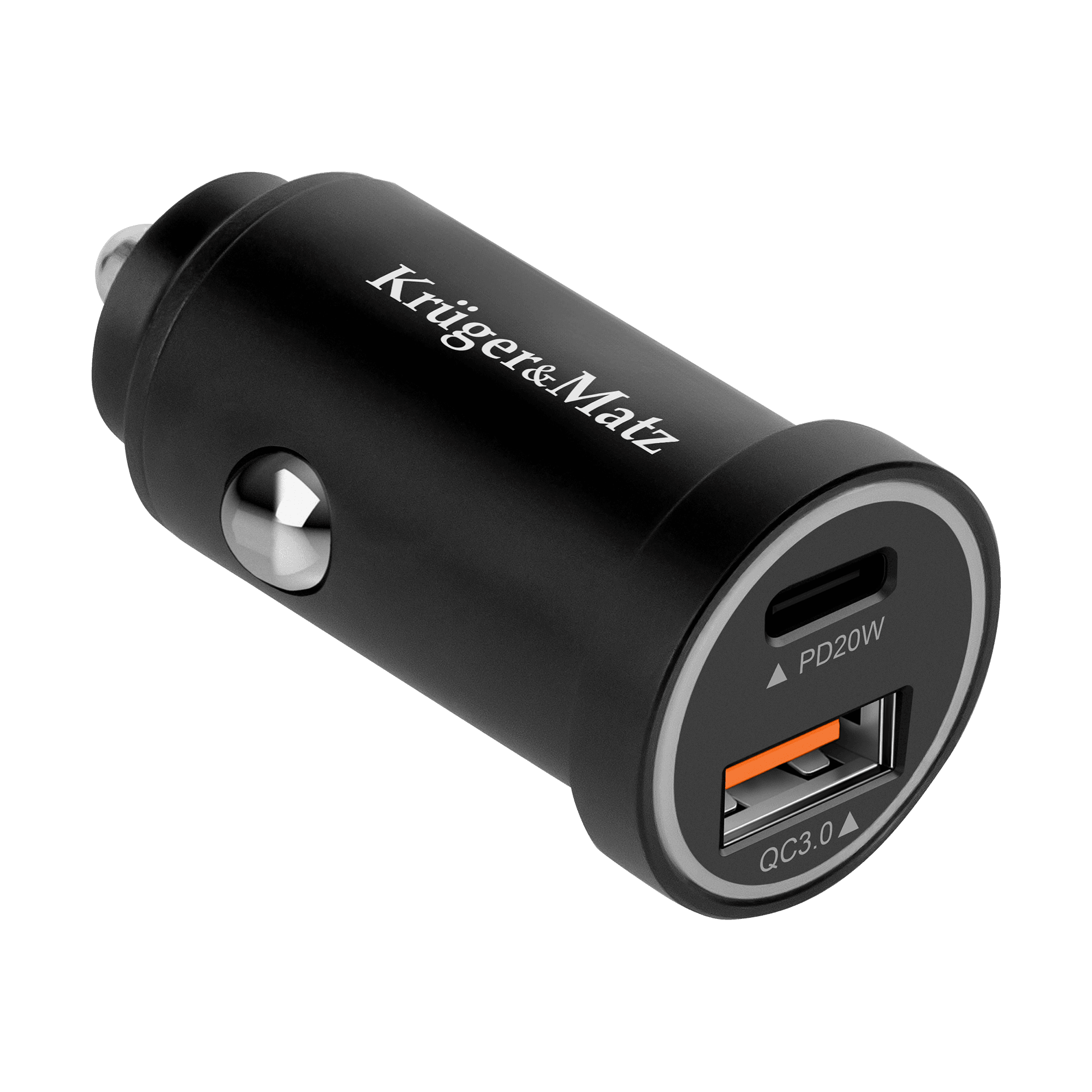 Ładowarka samochodowa 38W Kruger&Matz z funkcjami Power Dedlivery oraz Quick Charge