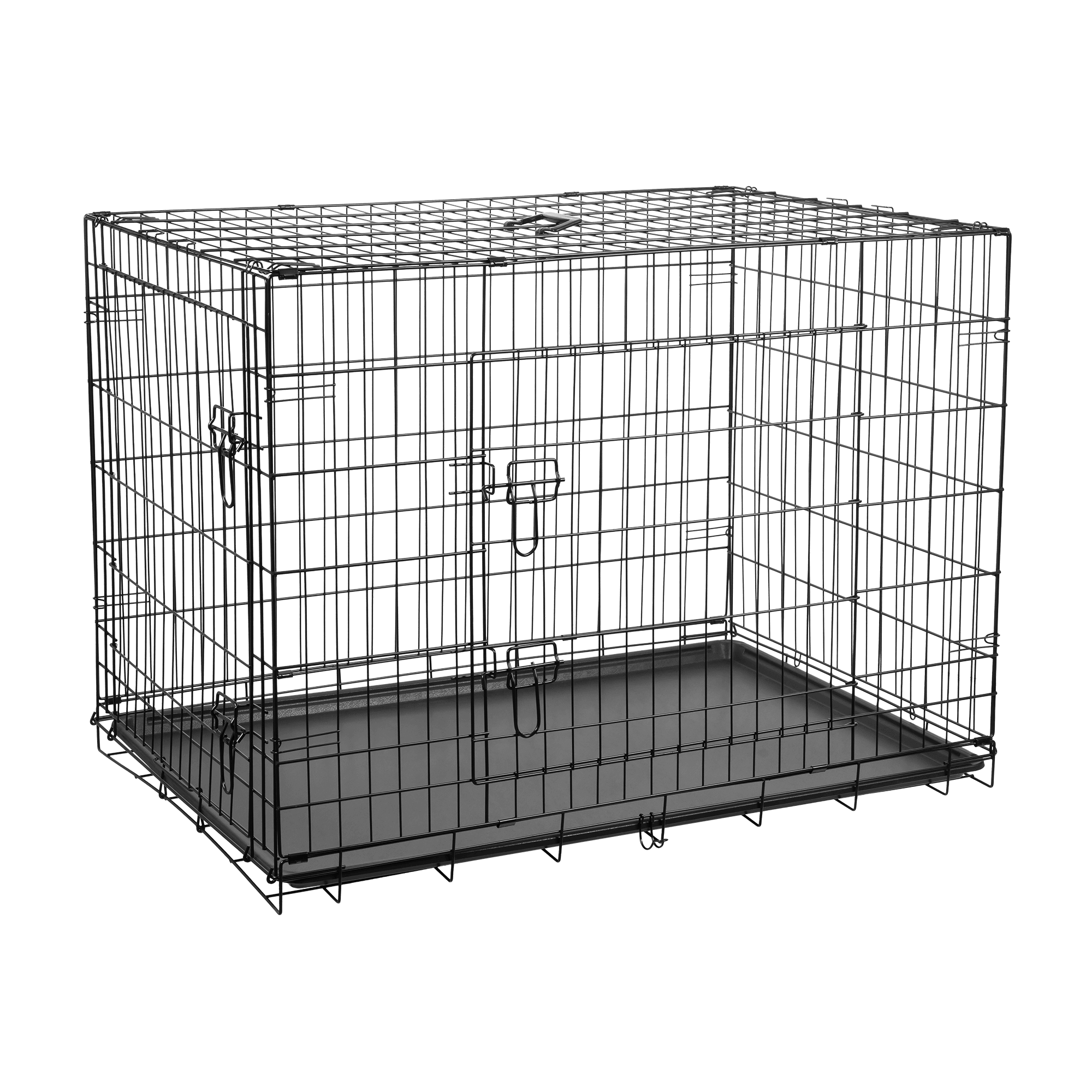 Metalowa klatka dla psa, kojec, rozmiar XXXL 122x76x83 cm , REBEL ANIMALS