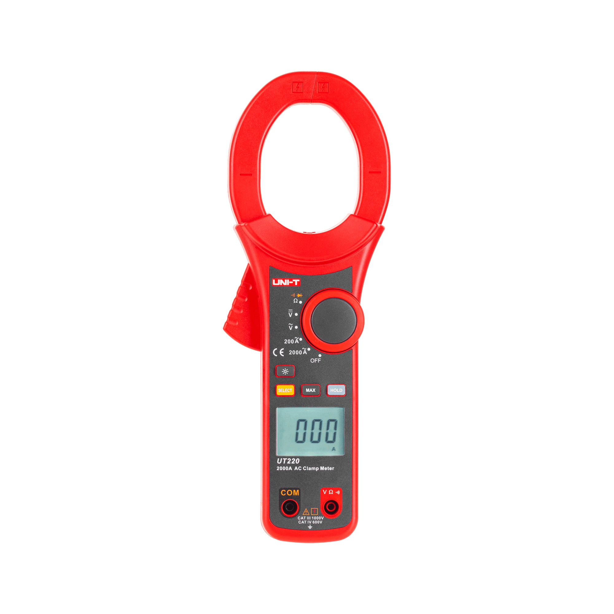 2000A AC clamp meter modelis UT220