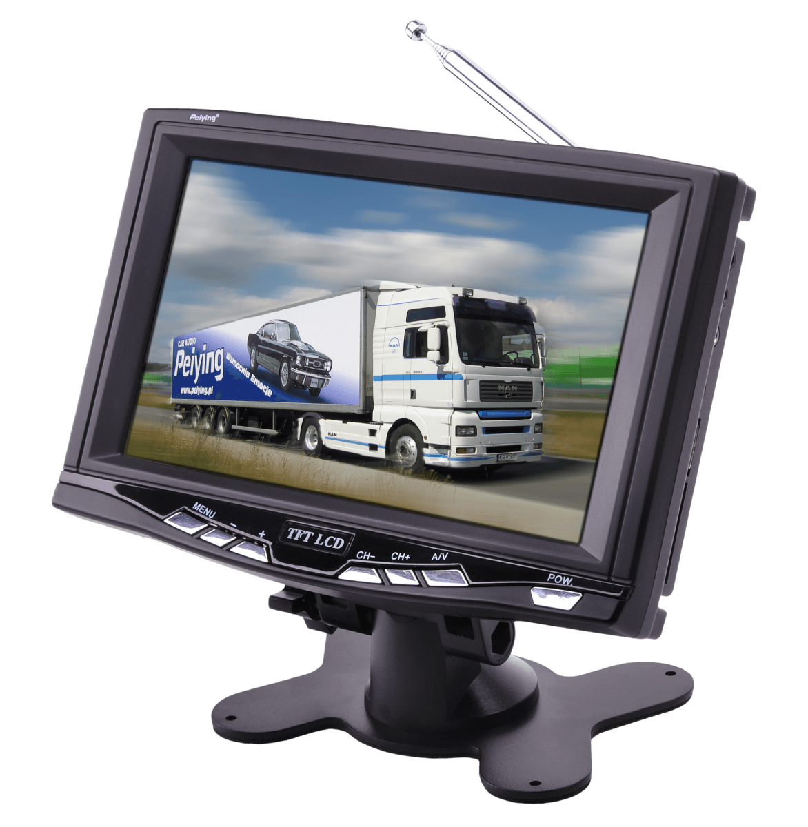 Feiying LCD monitorius 7 & quot; kartu su TV, SD, USB