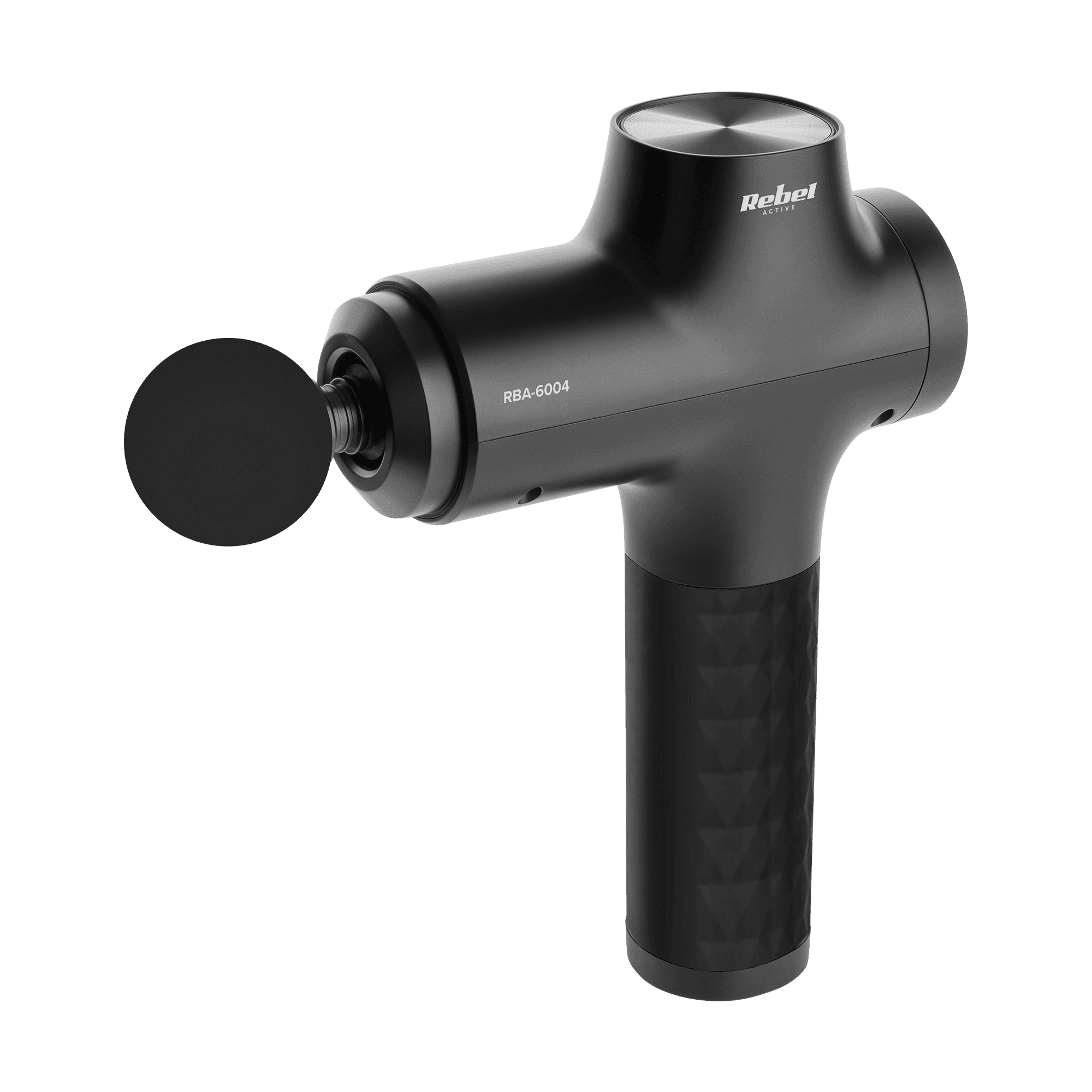 Pistolet do masażu, 8 nakladek, REBEL ACTIVE