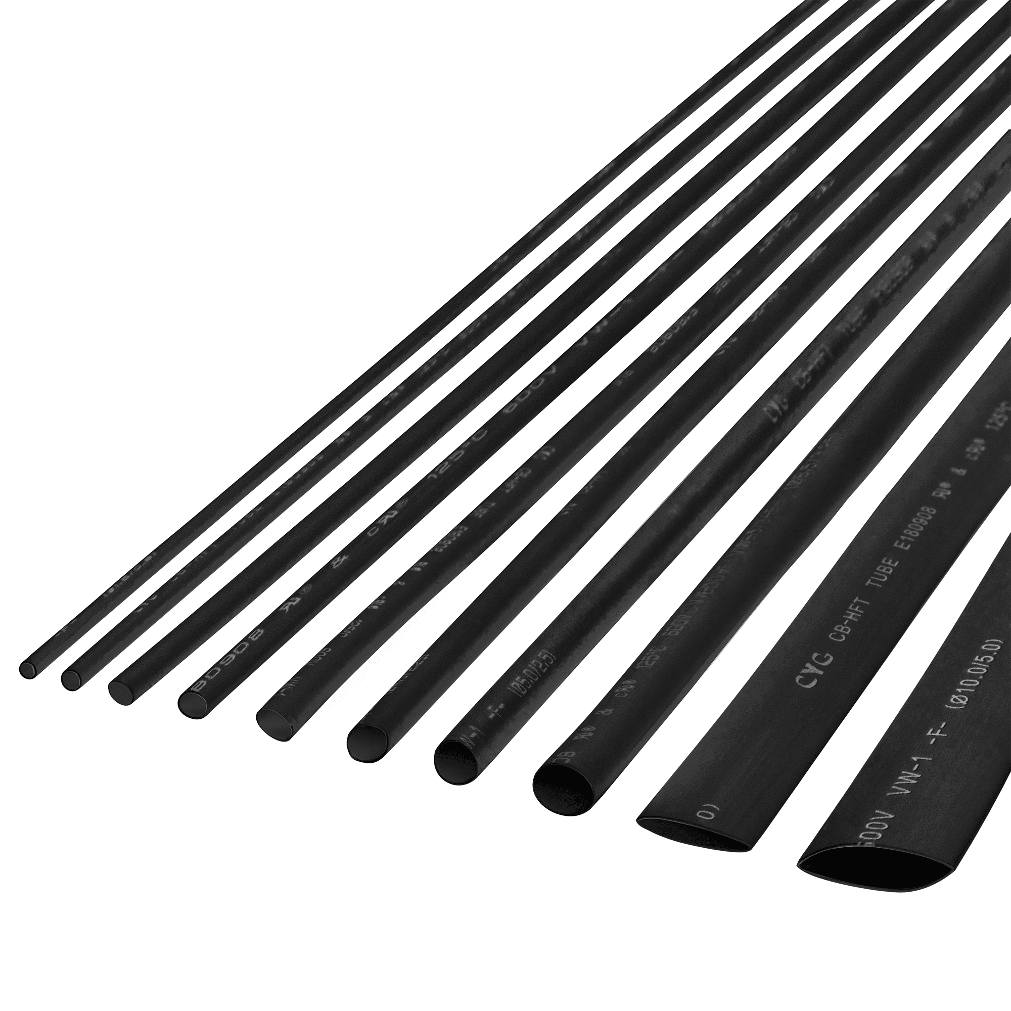 Rurka termokurczliwa 4,5 mm-1 m czarna Rebel