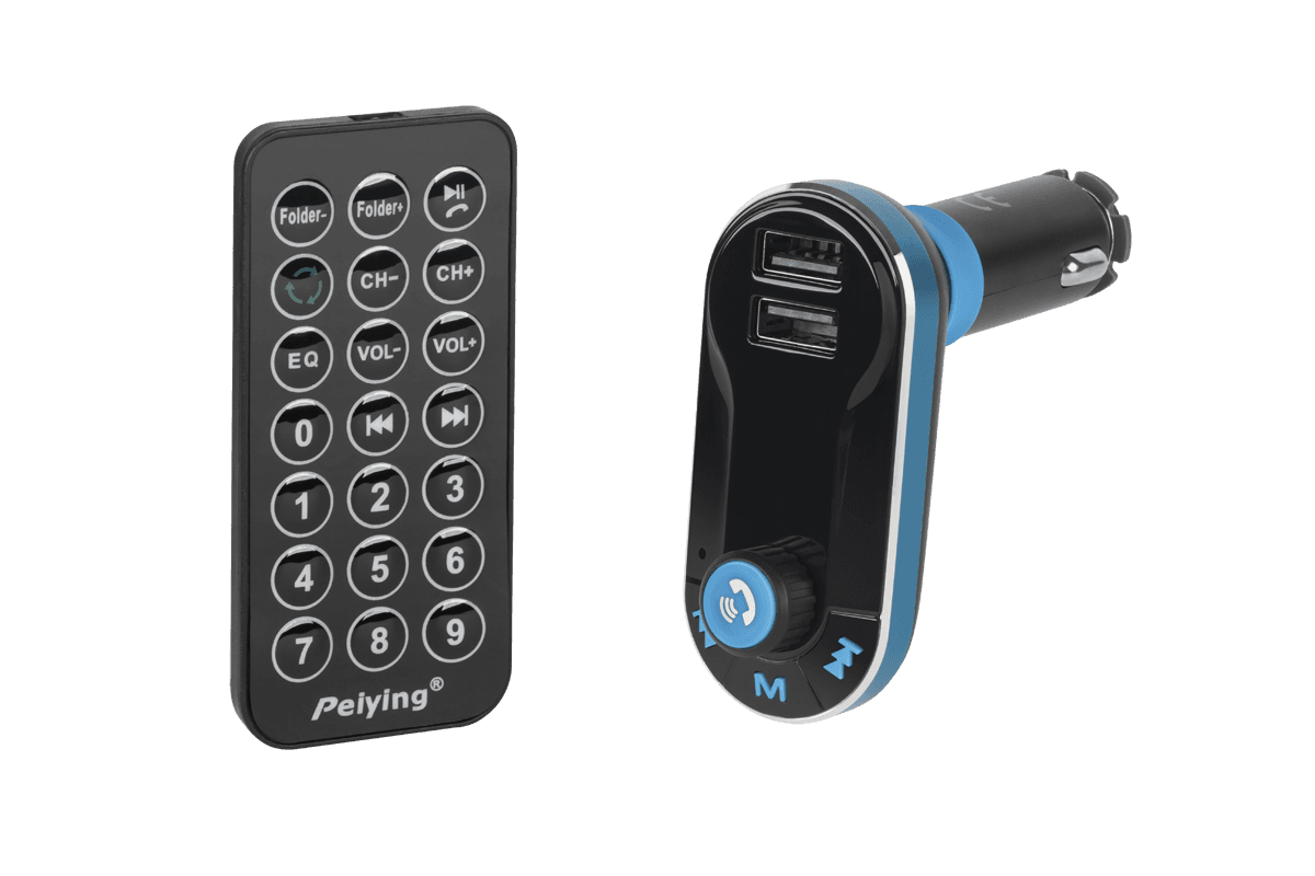 Automobilio siųstuvas su "BluetoOth" funkcija (2 x USB lizdas)