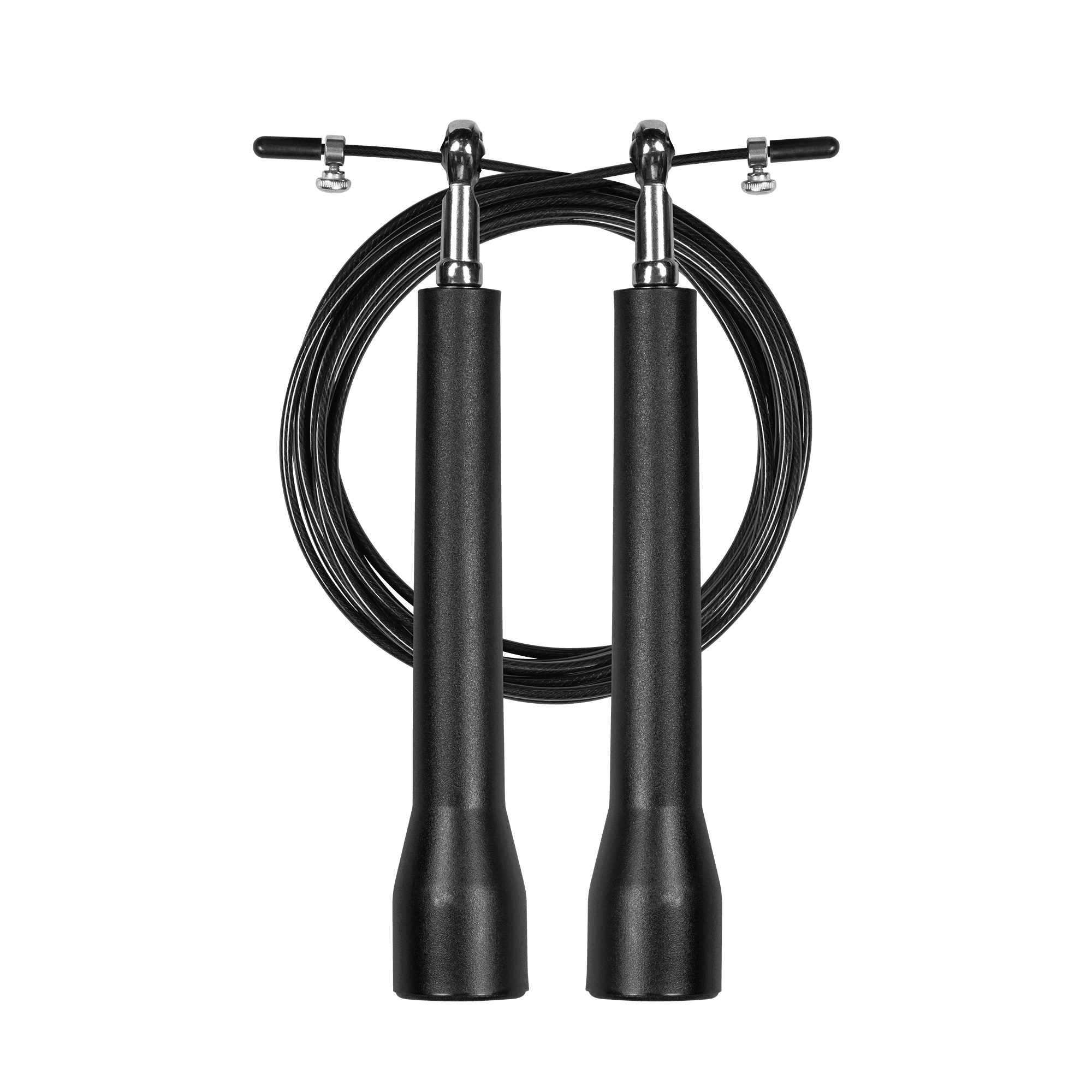 Plastikiniai bokso virvė su metaliniu guoliu 300cm reguliuojamas, REBEL ACTIVE