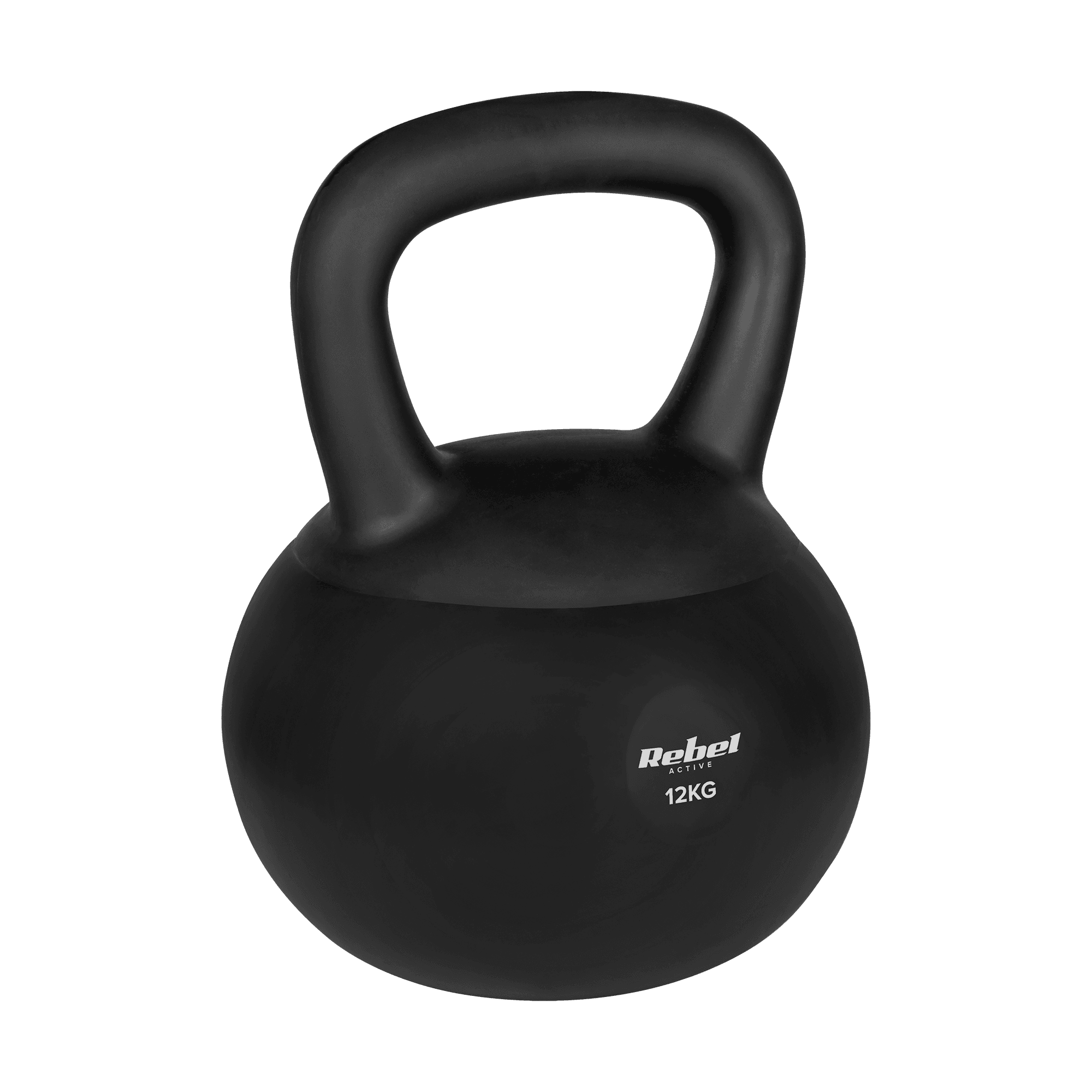Minkštas ketlebelas minkštas vinilo 12kg REBEL ACTIVE