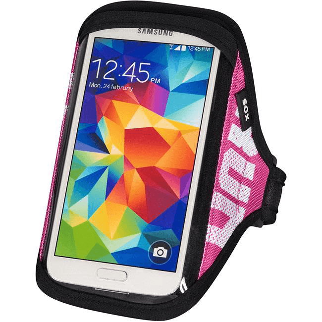 SOX sporto riešų juosta RAN AWAY S / M 25- 33cm rausvas smartphone