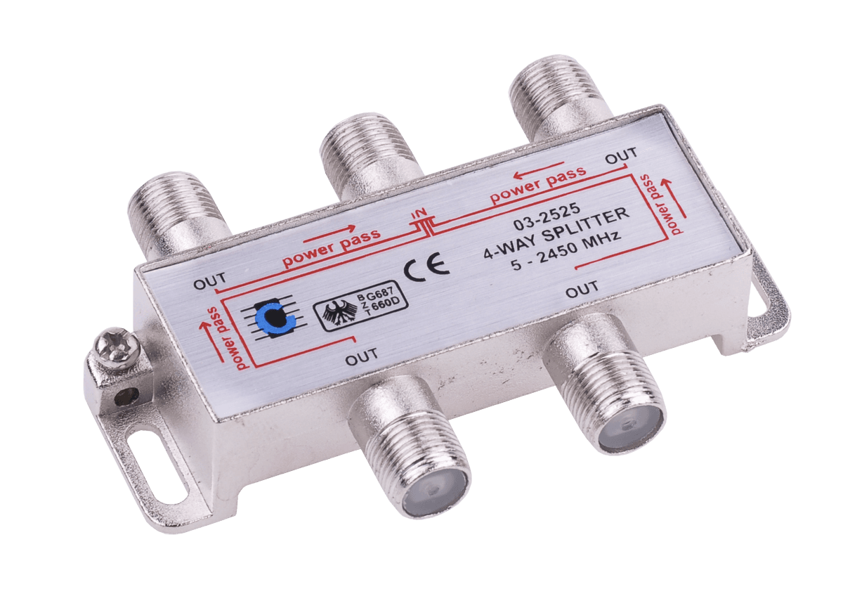 Splitter 4way 5-2450MHz