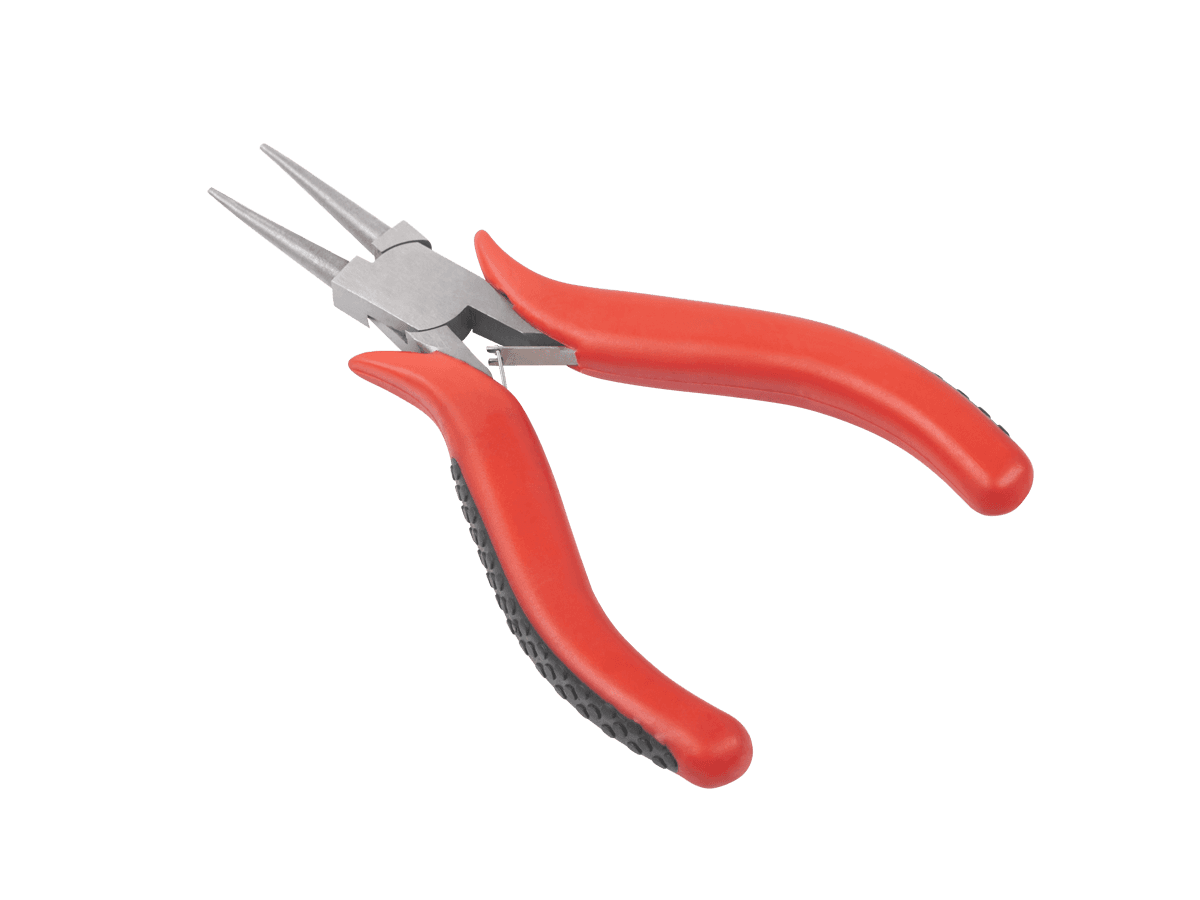 Replės mini 120mm apvalios SIVER SV42307