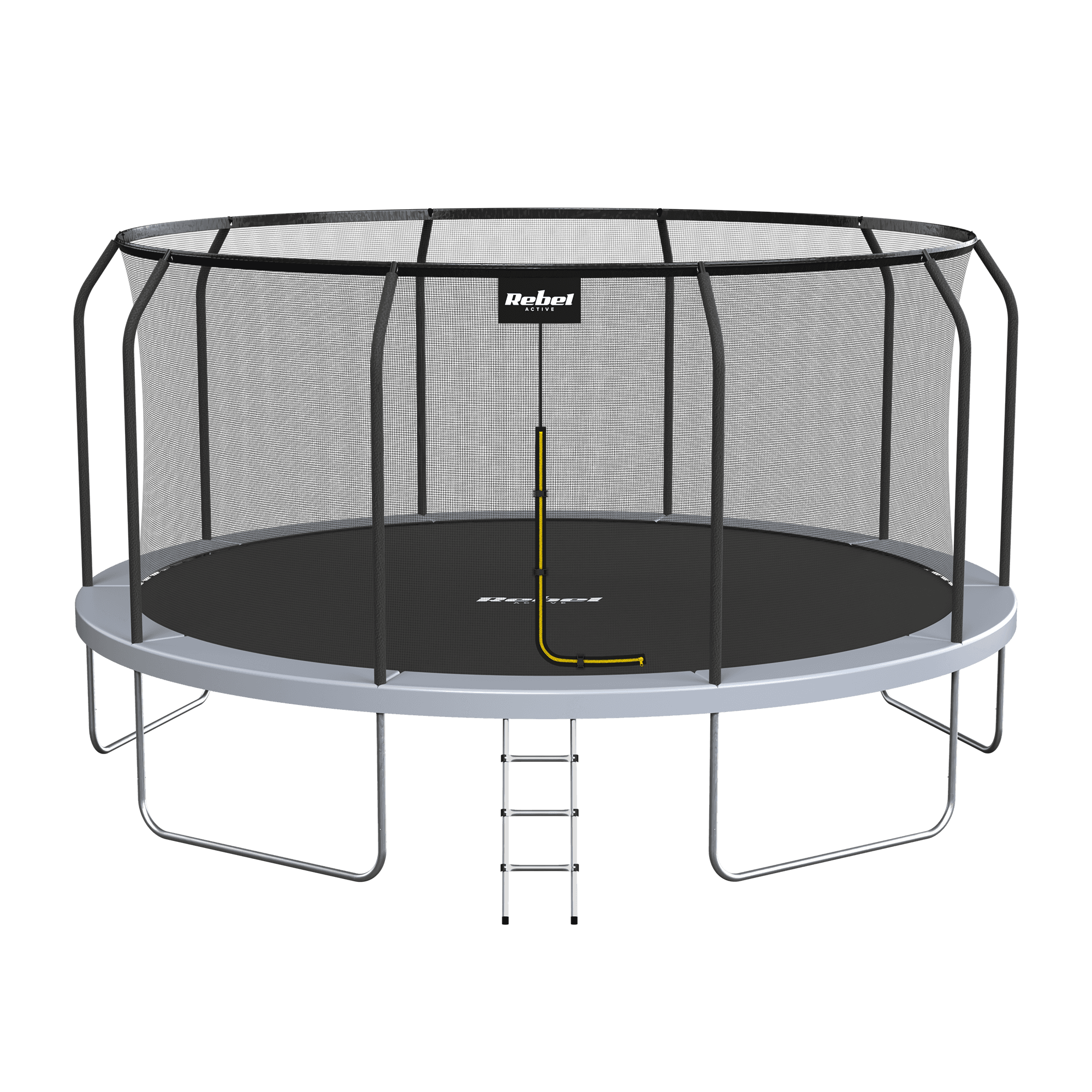 Maišyti Trampolinas Aktyvus PRO 15ft / 457 cm, tinklas, kopėčios