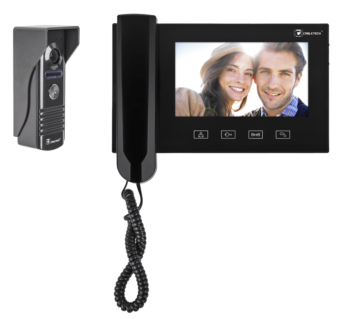 Vaizdo kameros 7 colių su ausinėmis (spalvotas)