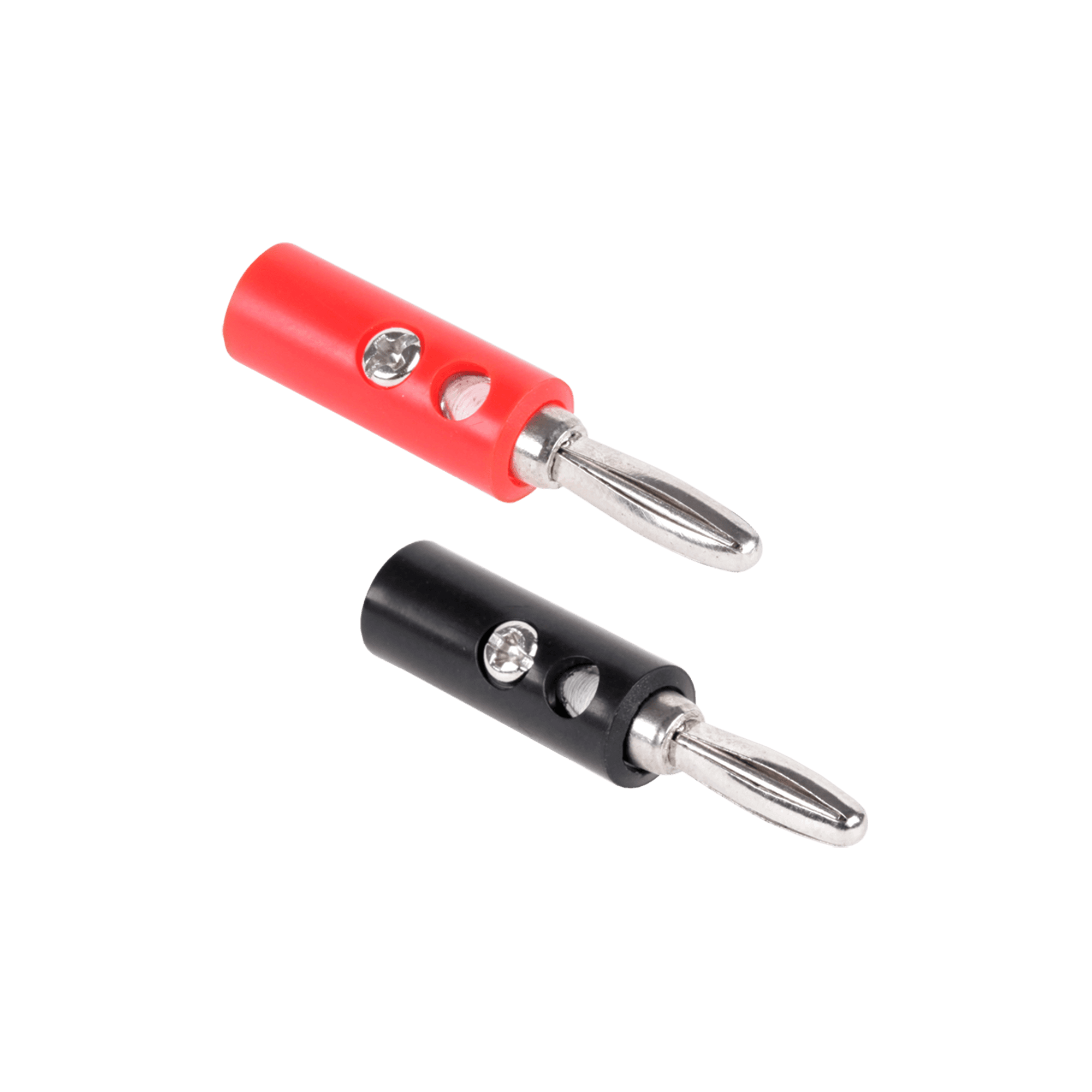 Bananų plastiko kištukas (juoda / raudona) Cabletech