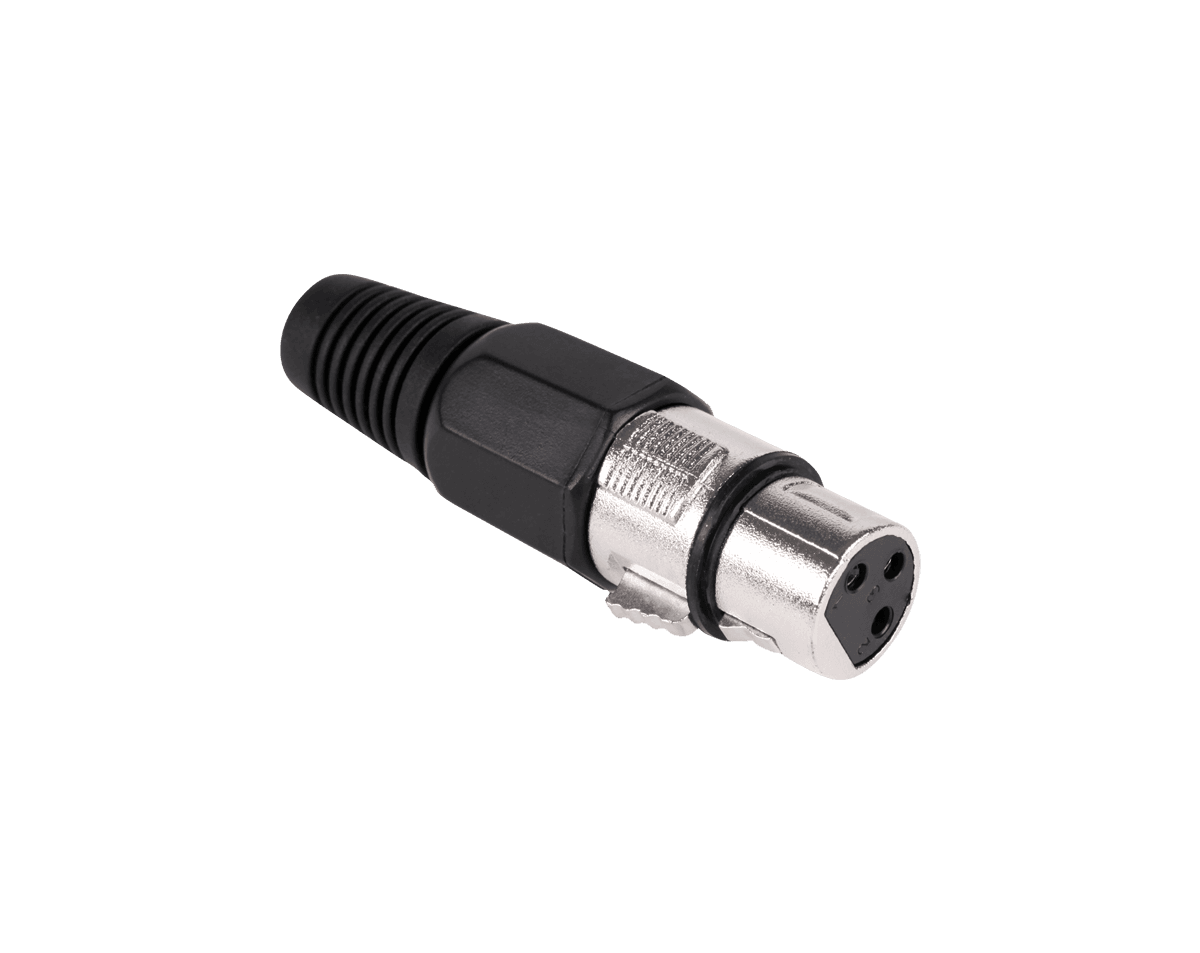 Mikrofono kištukas moteris juoda