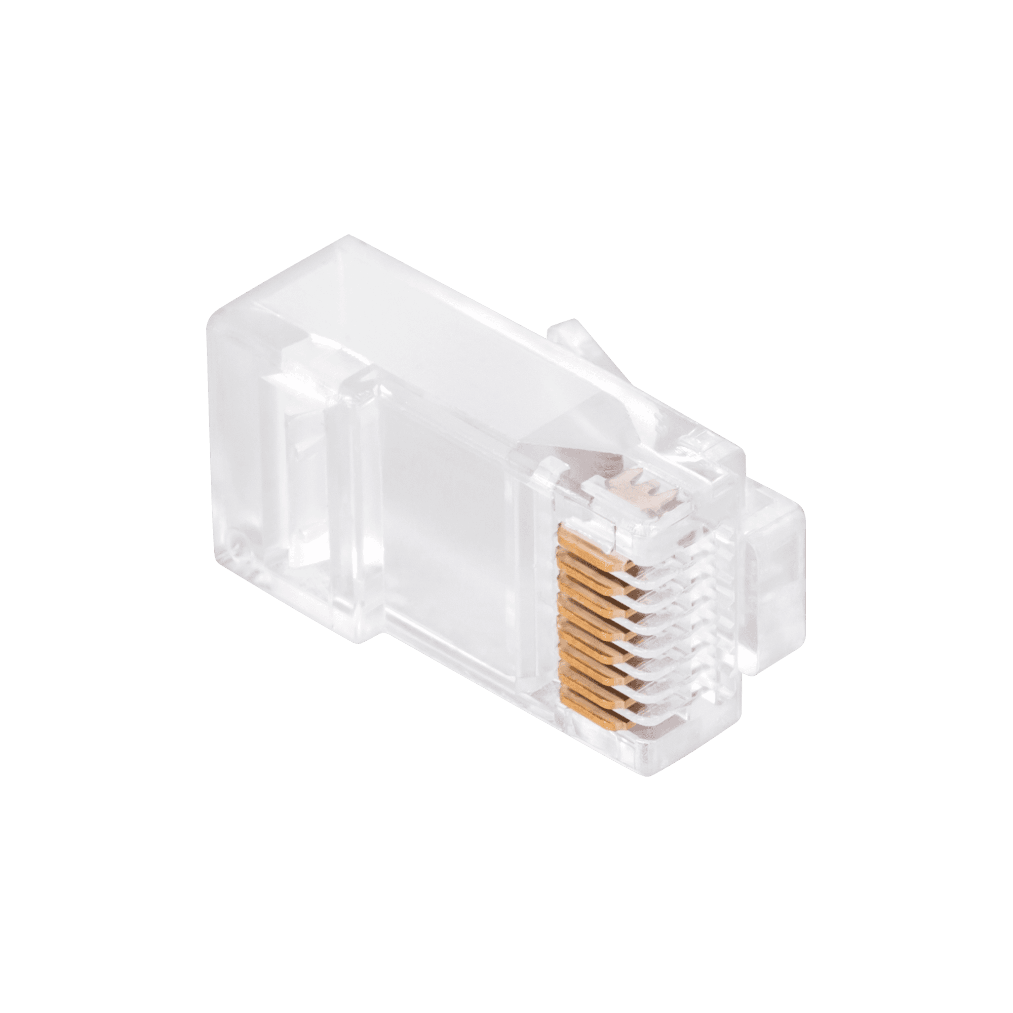 Wtyk telefon. RJ45 8P 8C(drut)przelotowy CAT.6E
