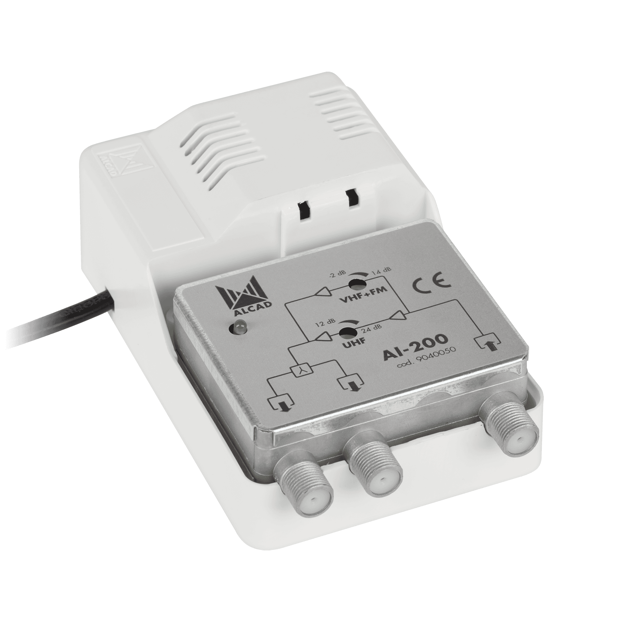 Plačiajuostis antenos stiprintuvas AI-200 ALCAD