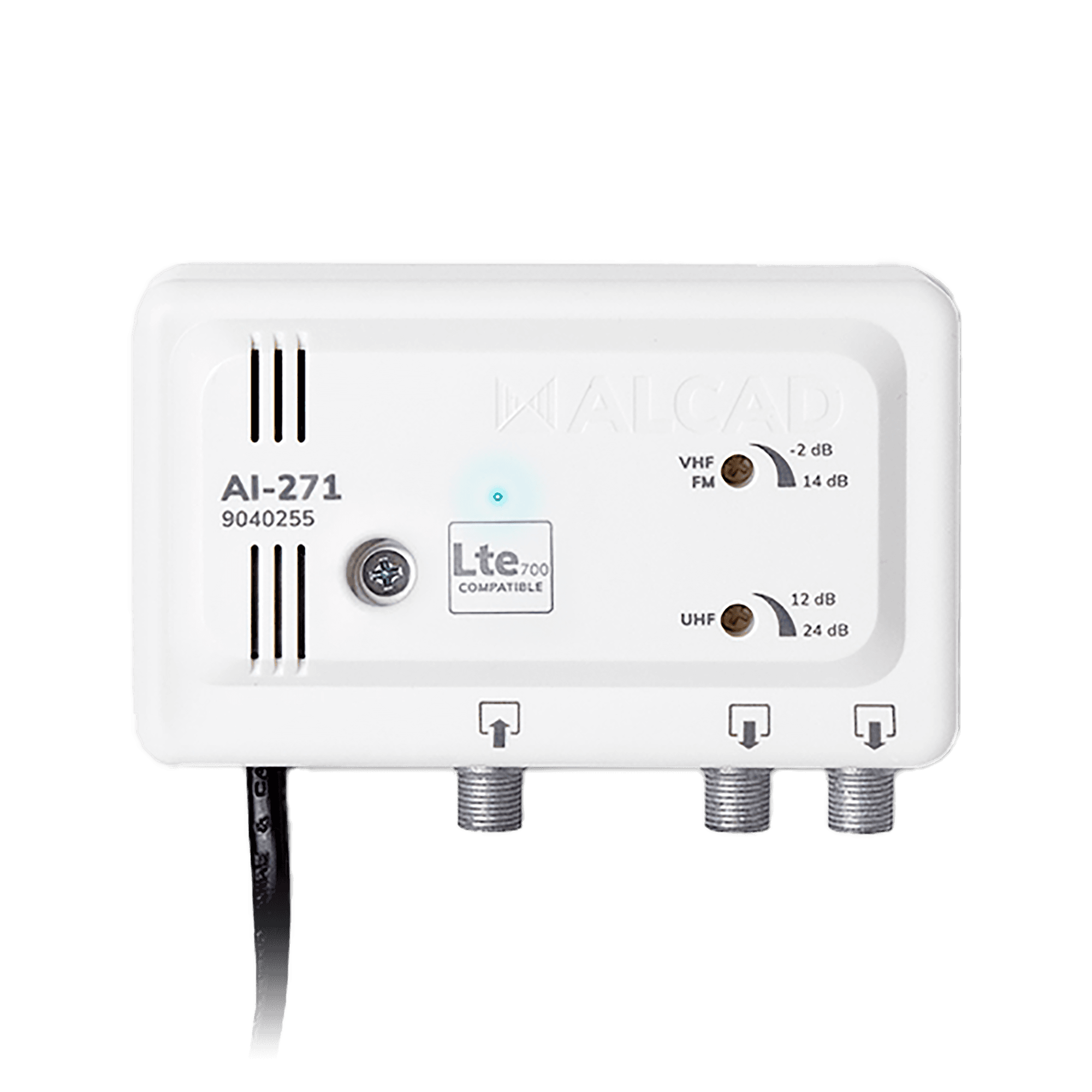 Vidinis antenos stiprintuvas 2 išėjimai LTE700 AI- 271 ALCAD