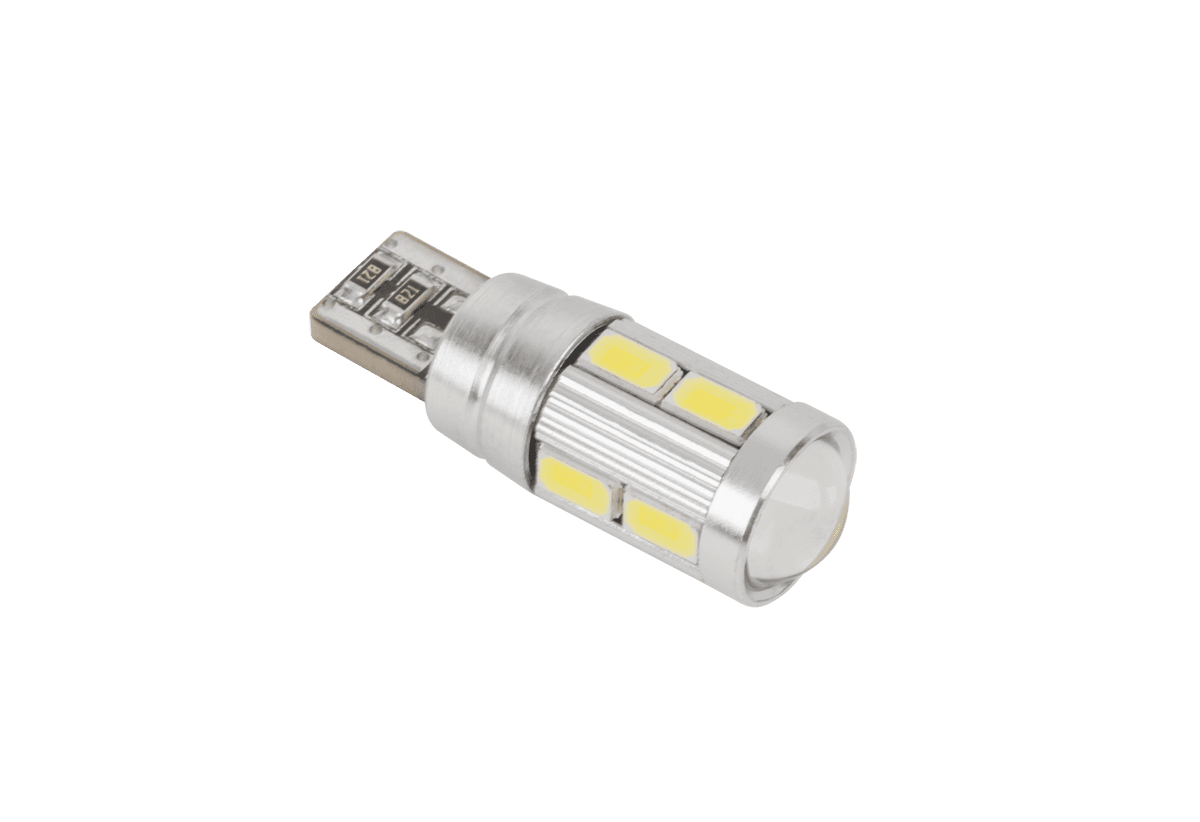 LED T10 automobilių lemputė (Canbus) -10x5730SMD