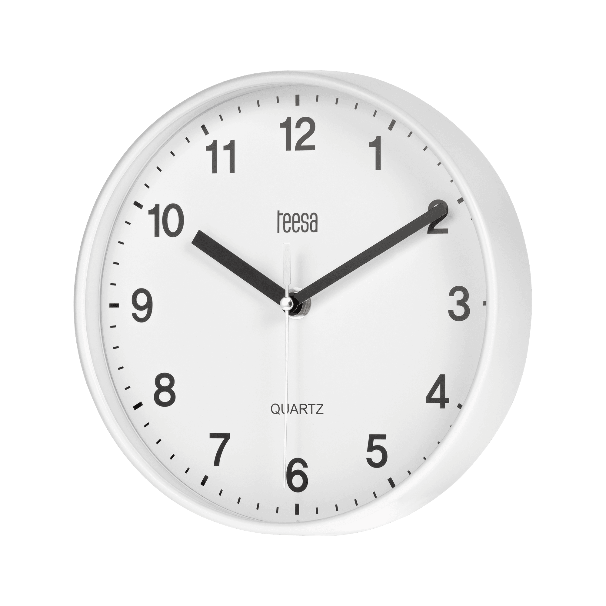 Sieninis laikrodis 20 cm baltas