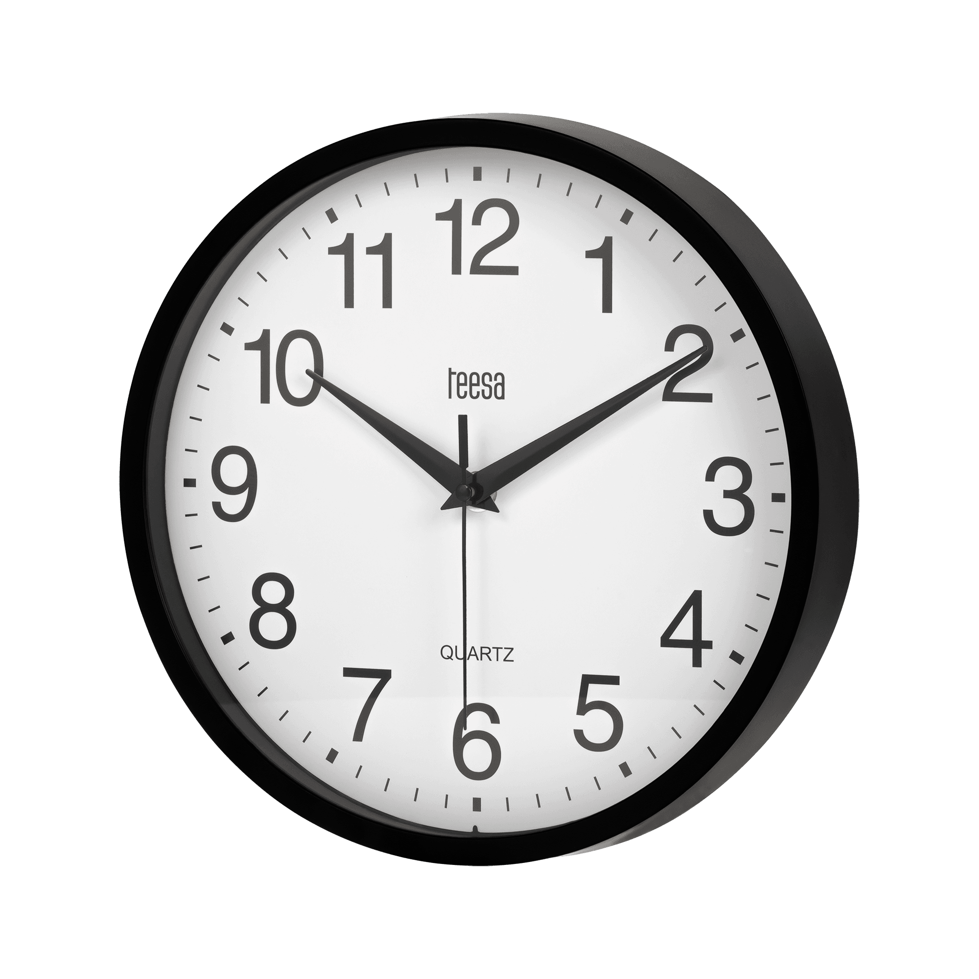 Sieninis laikrodis 25 cm juoda