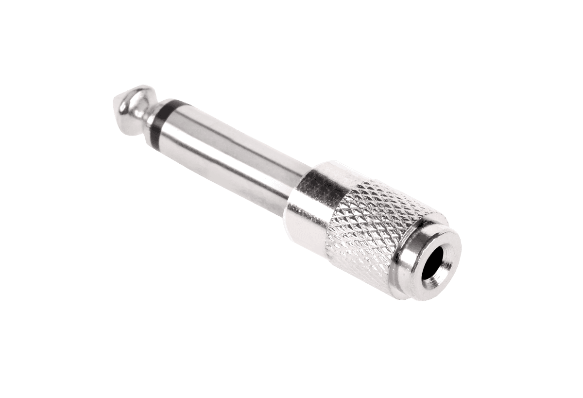 Jack 6.3 / 3.5 Mono- metalo jungtis