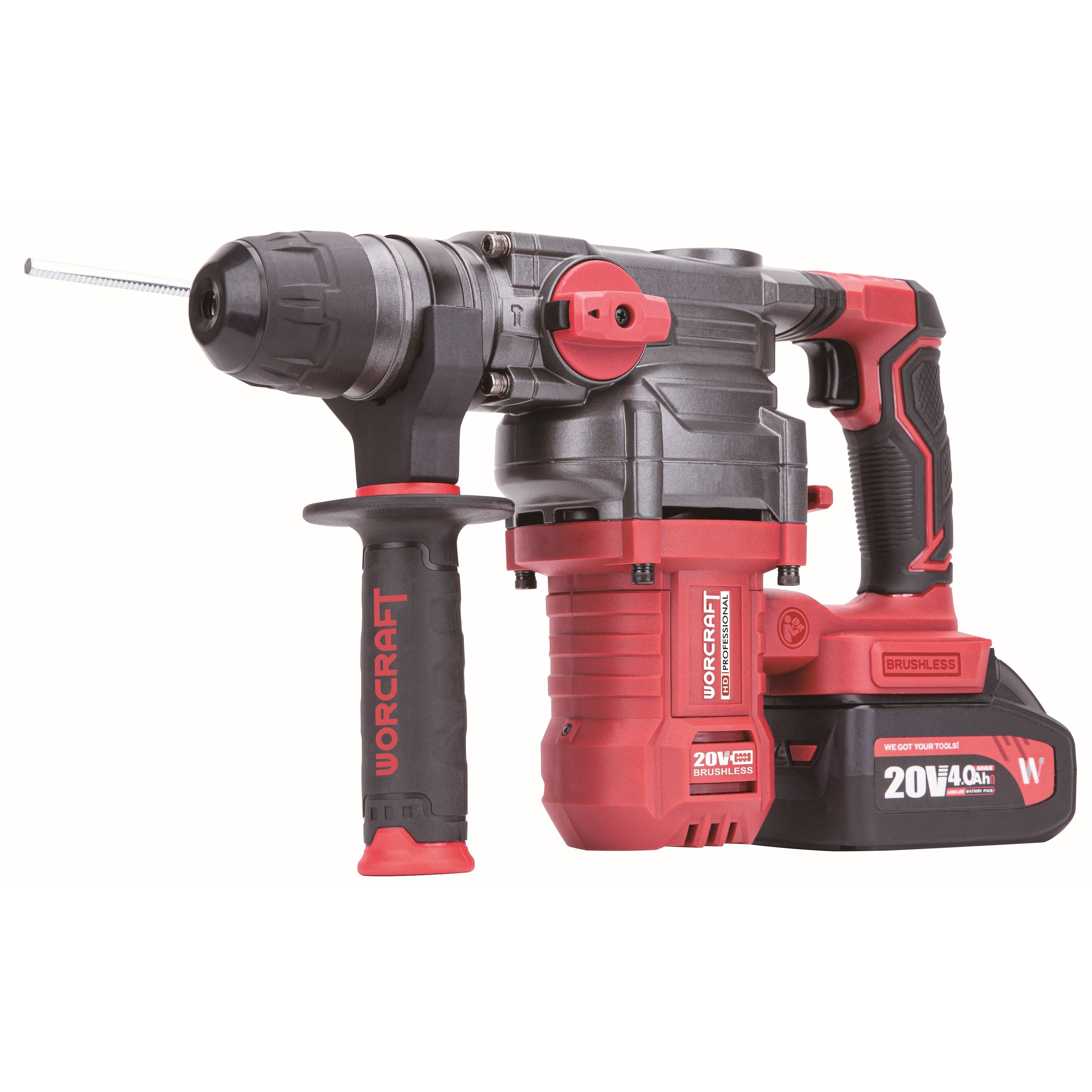 Akumuliatorinis perforatorius 4.5J 20V LI-ION, 4.0Ah (plastikinė dėžė)