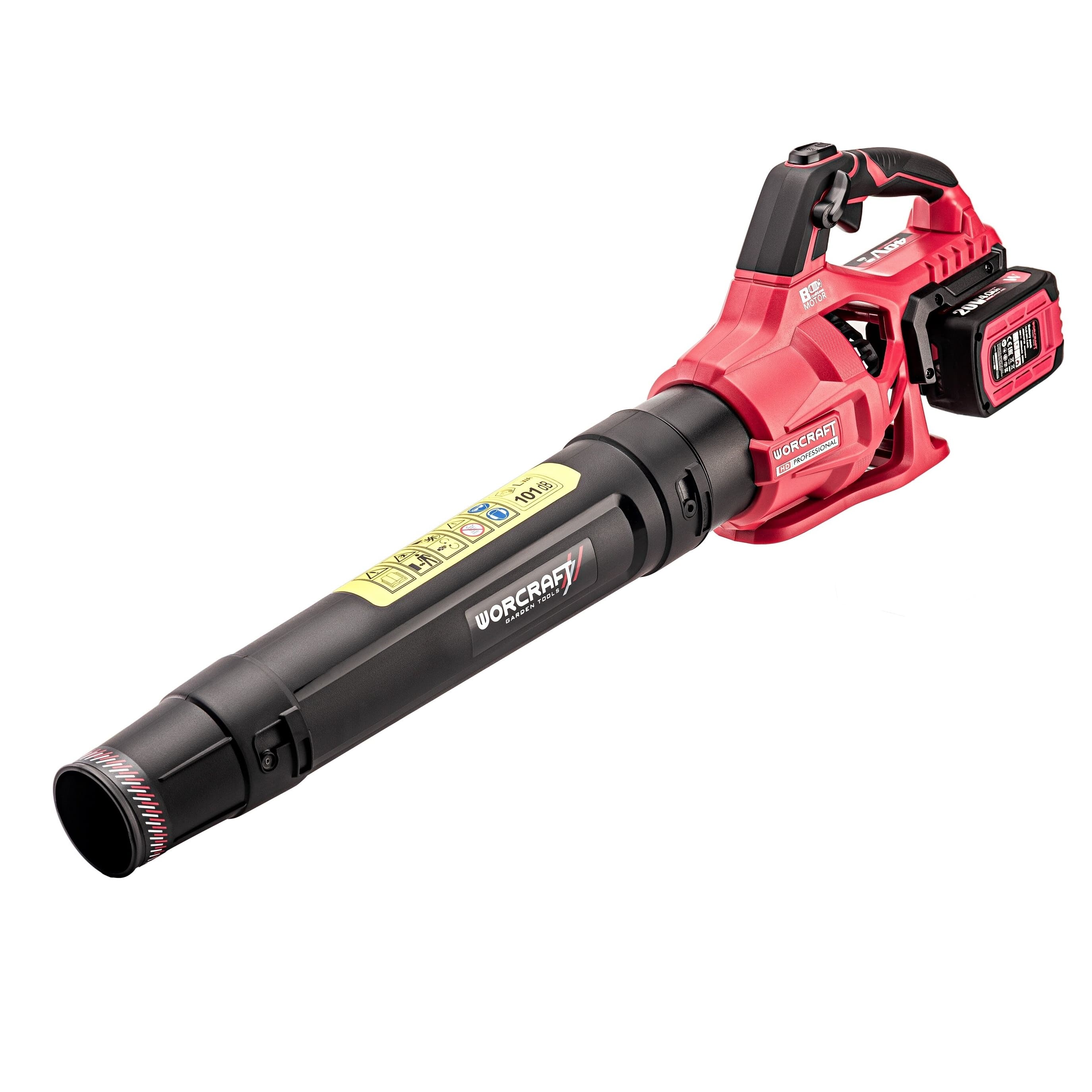 Akumuliatorinis pūstuvas WORCRAFT 40V (20V+20V) LI-ION
