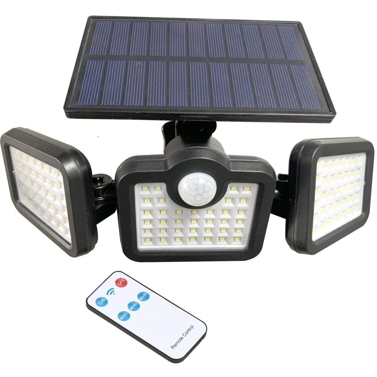 Autonominis šviestuvas su saulės baterija ir šviesos / judesio jutikliu 21.6W 6500K