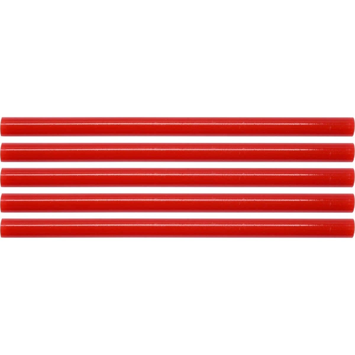 Karštų klijų lazdelių rinkinys (raudonos) (5vnt) 11x200mm